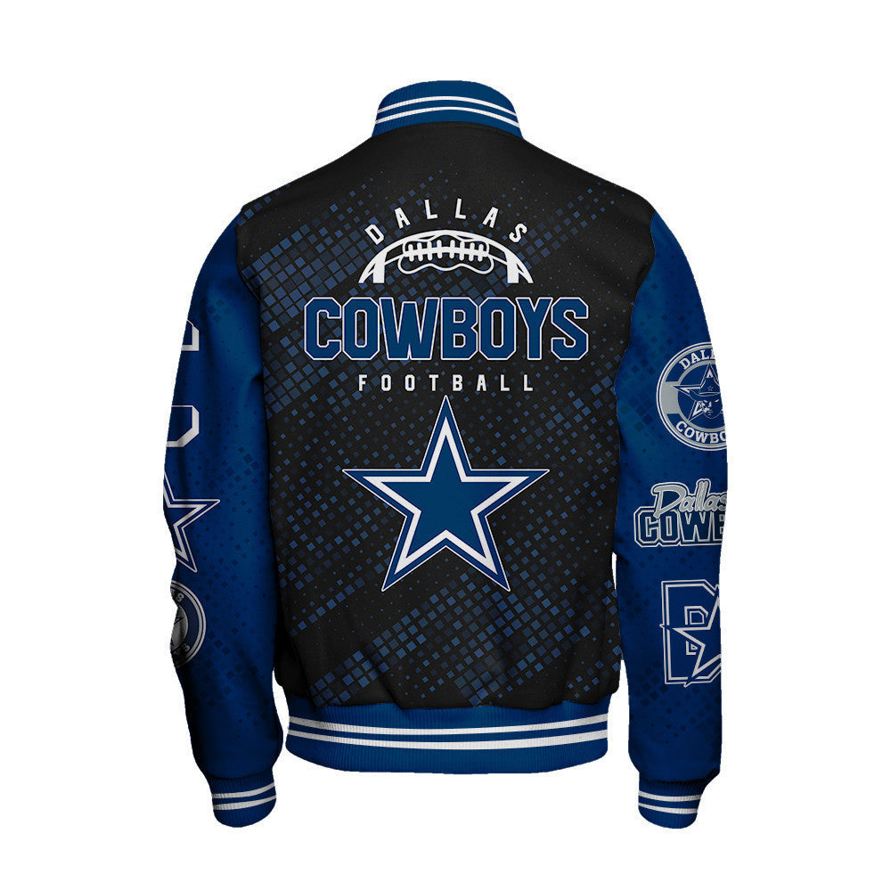 Dallas Cowboys National Football Conference Unisex Varsity Jacket AZBTVJK000011