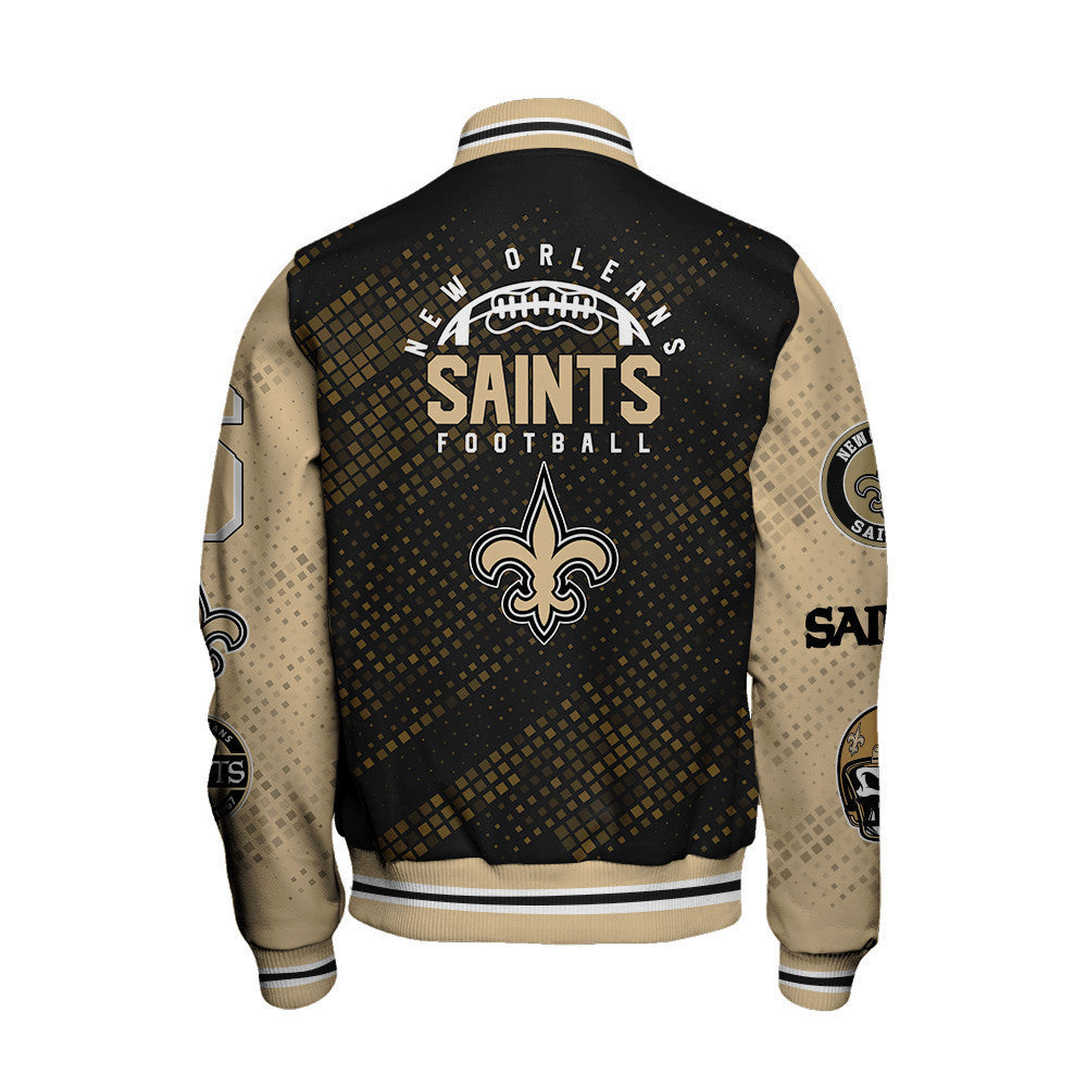 New Orleans Saints National Football Conference Unisex Varsity Jacket AZBTVJK000013
