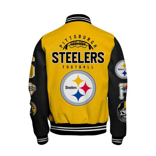 Pittsburgh Steelers National Football Conference Unisex Varsity Jacket AZBTVJK000027