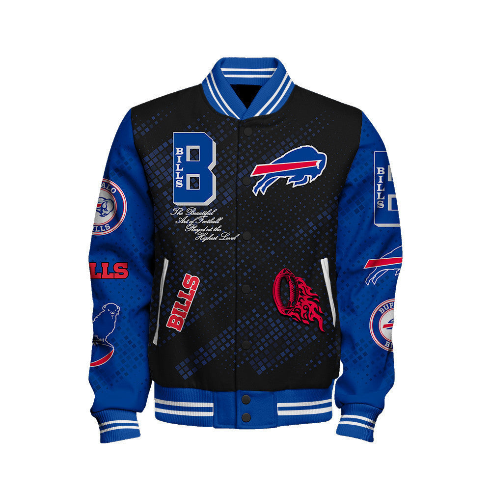 Buffalo Bills National Football Conference Unisex Varsity Jacket AZBTVJK000023