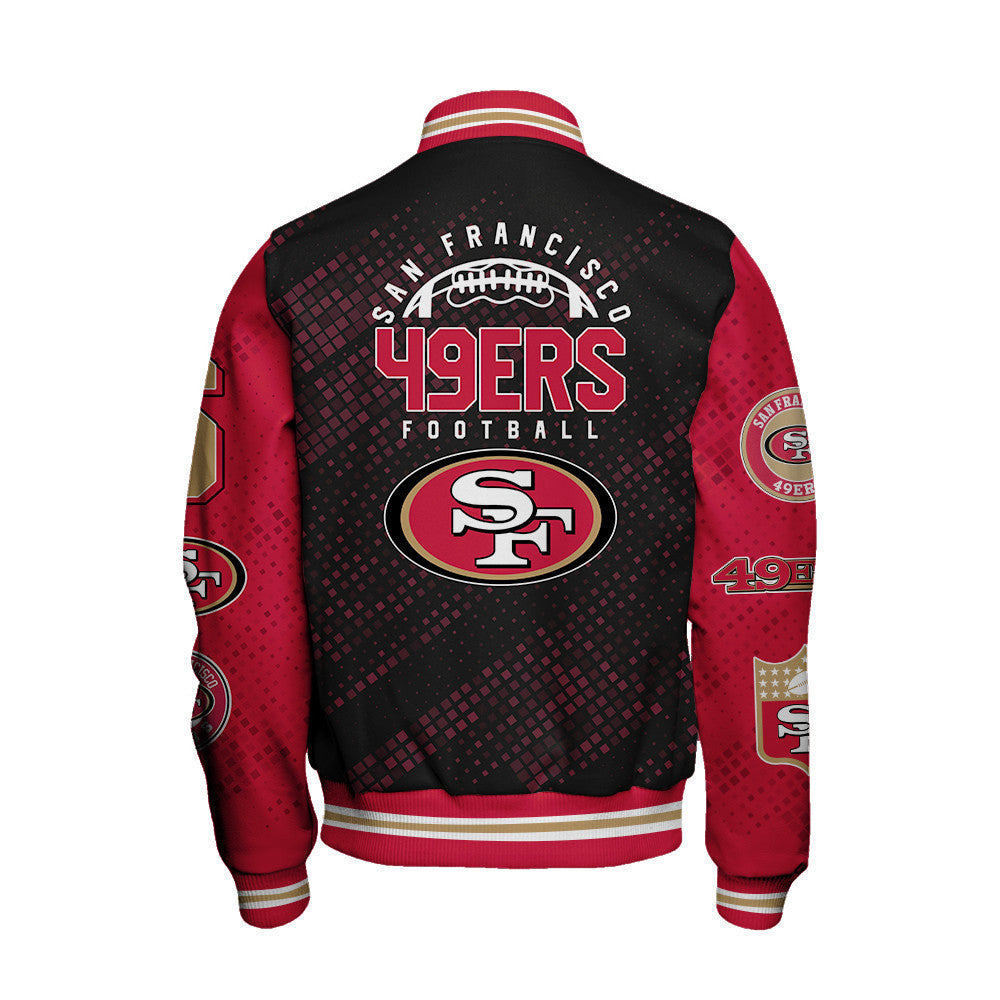 San Francisco 49ers National Football Conference Unisex Varsity Jacket AZBTVJK000017