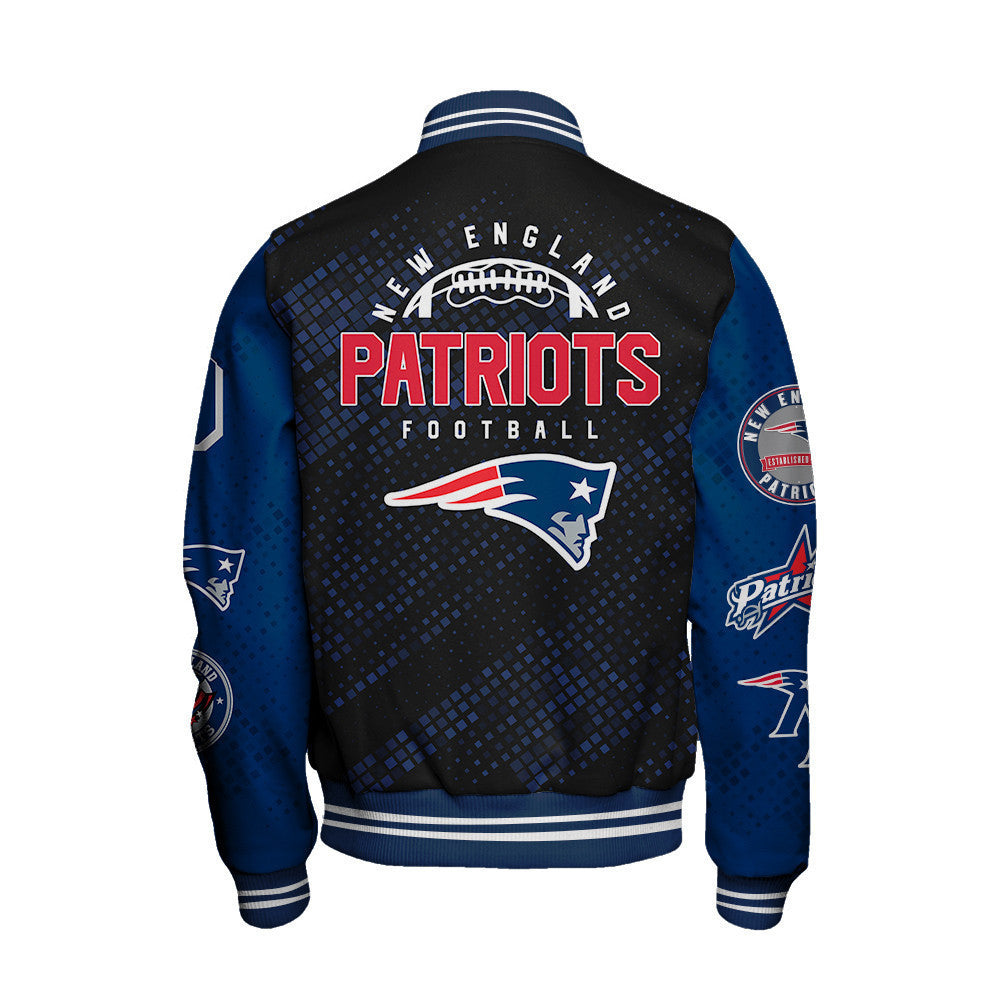 New England Patriots National Football Conference Unisex Varsity Jacket AZBTVJK000025