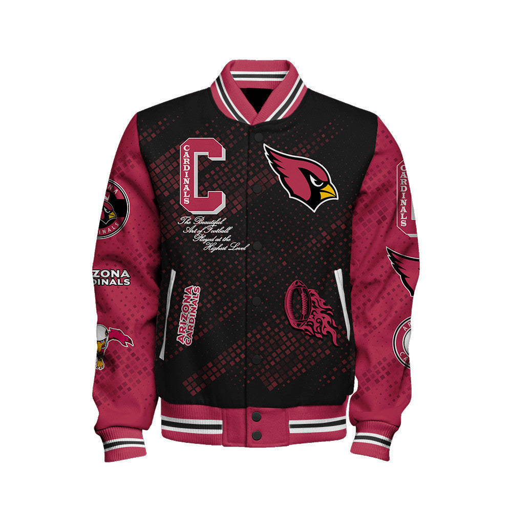 Arizona Cardinals National Football Conference Unisex Varsity Jacket AZBTVJK000030