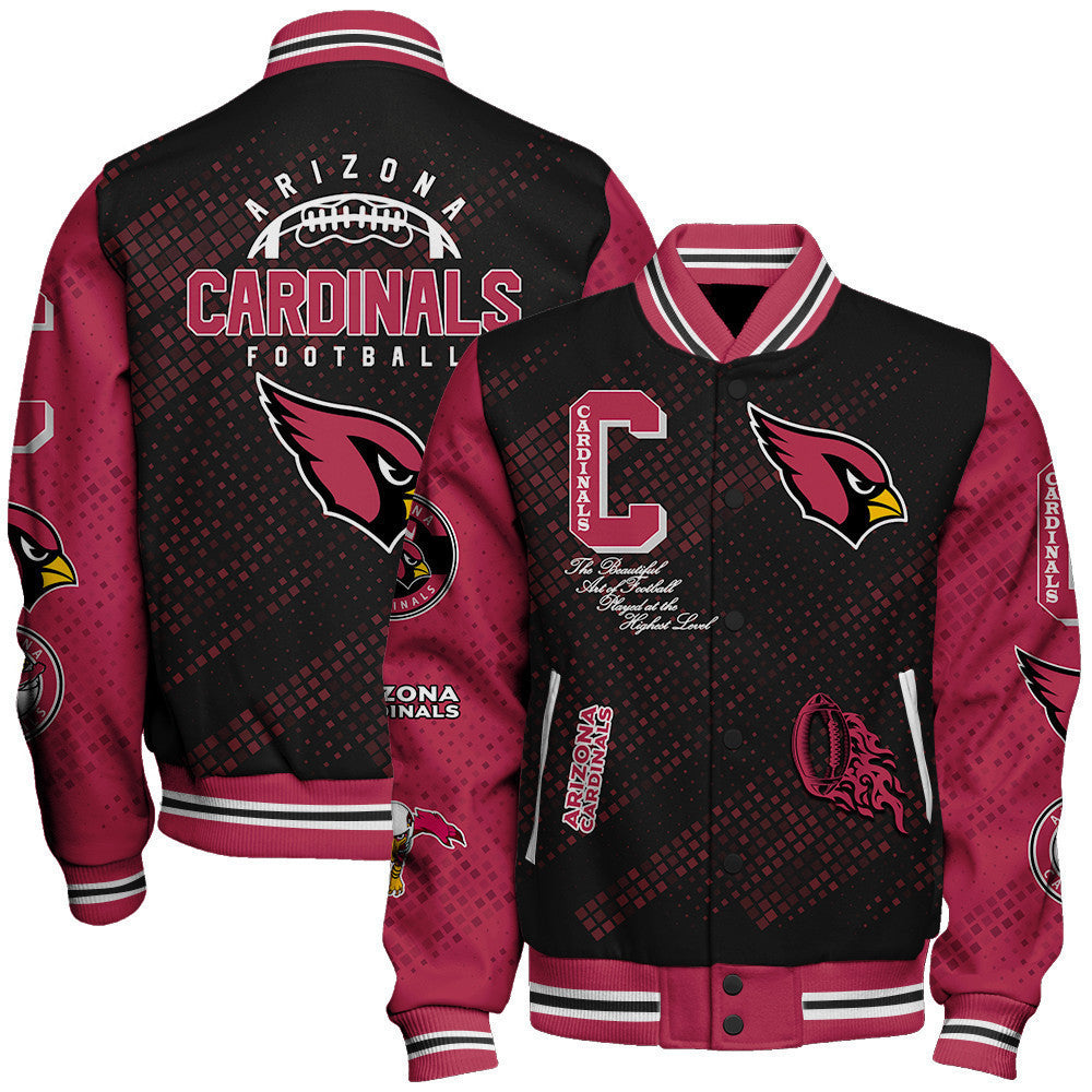 Arizona Cardinals National Football Conference Unisex Varsity Jacket AZBTVJK000030