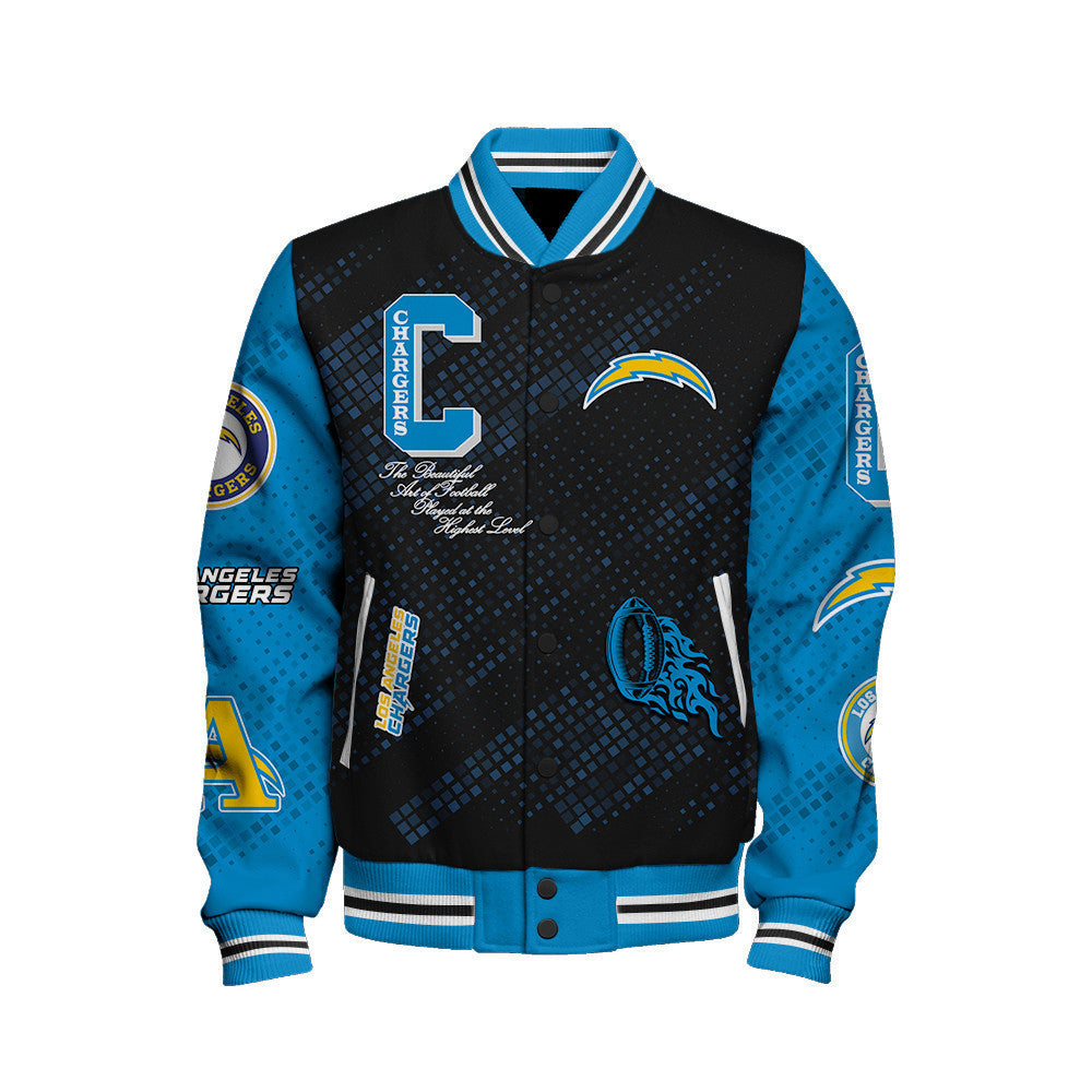 Los Angeles Chargers National Football Conference Unisex Varsity Jacket AZBTVJK000018