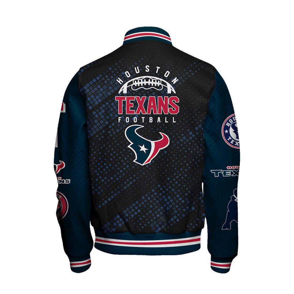 Houston Texans National Football Conference Unisex Varsity Jacket AZBTVJK000033
