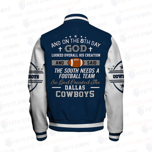 Dallas Cowboys National Football Conference Unisex Varsity Jacket AZBTVJK000037