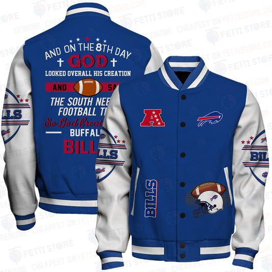 Buffalo Bills National Football Conference Unisex Varsity Jacket AZBTVJK000035