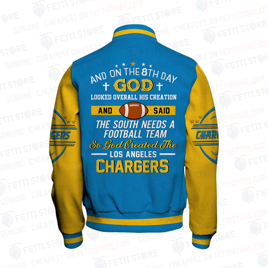 Los Angeles Chargers National Football Conference Unisex Varsity Jacket AZBTVJK000034