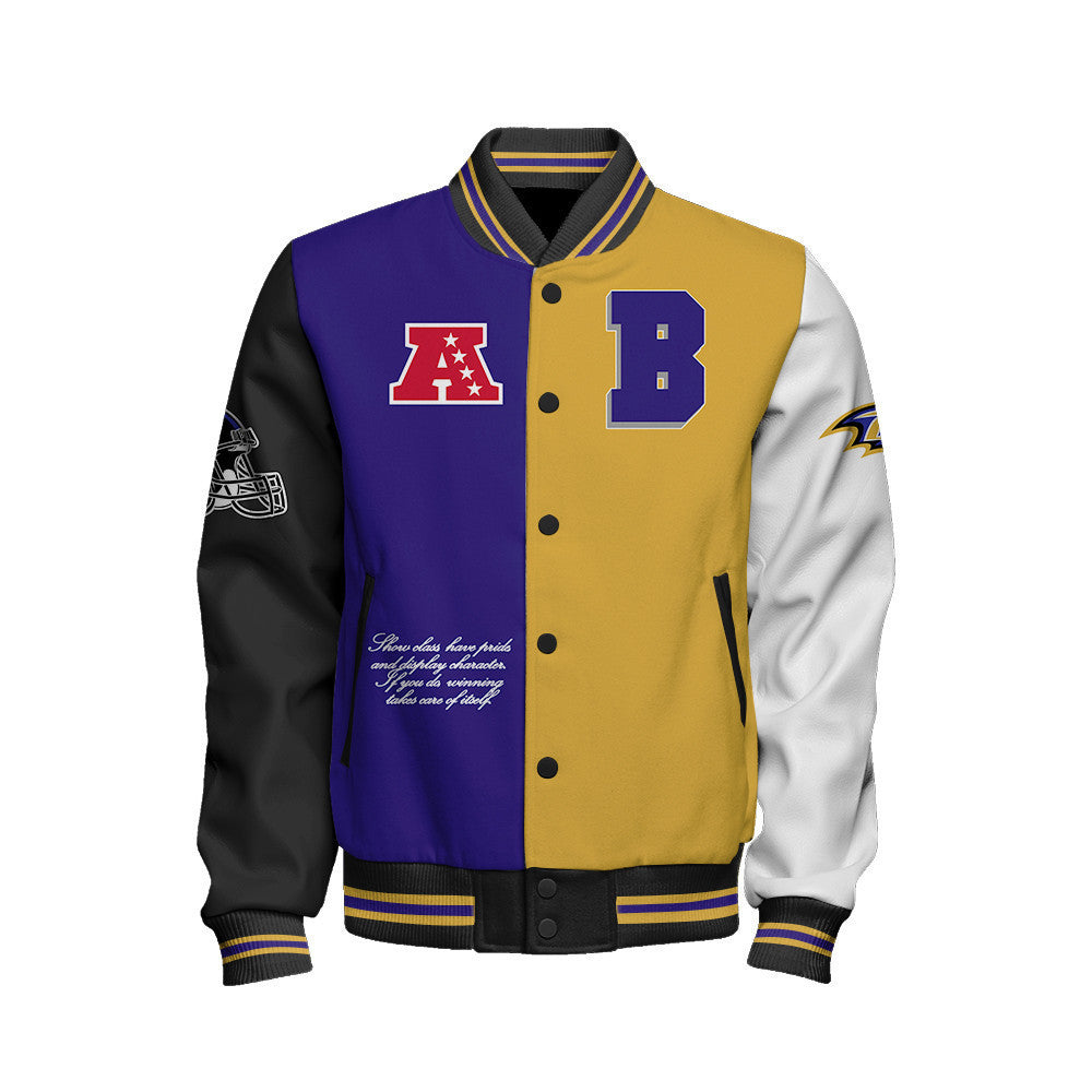 Baltimore Ravens National Football Conference Unisex Varsity Jacket AZBTVJK000040