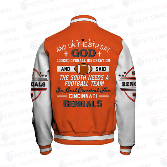 Cincinnati Bengals National Football Conference Unisex Varsity Jacket AZBTVJK000042
