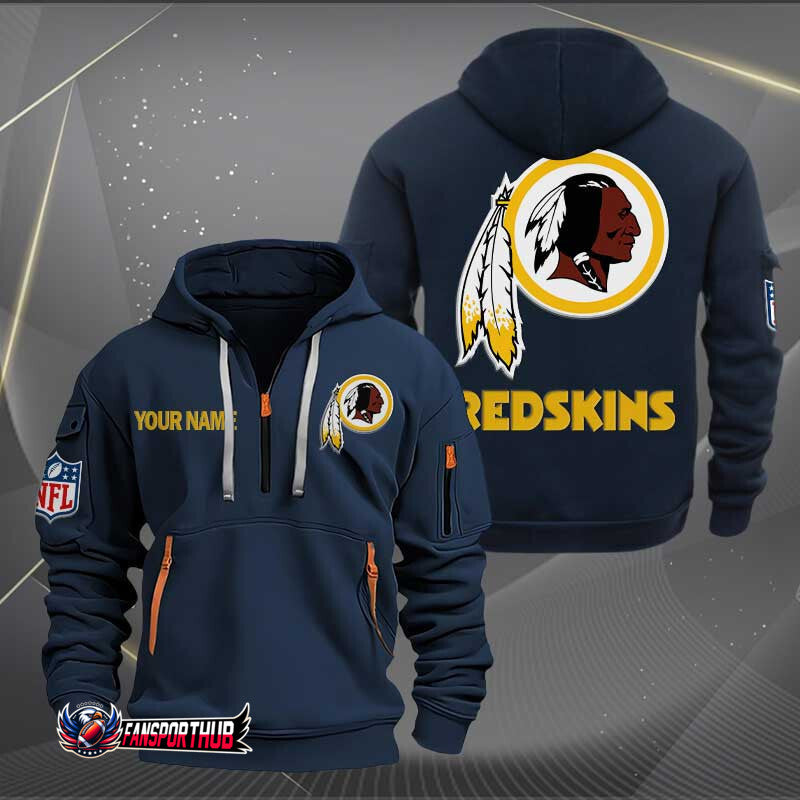 Washington Commanders New Personalized Quarter Zip Hoodie Limited Edition AZBTQZH000231