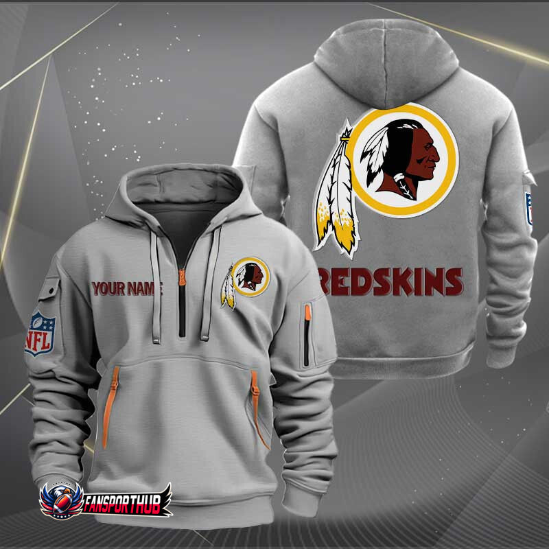 Washington Commanders New Personalized Quarter Zip Hoodie Limited Edition AZBTQZH000231