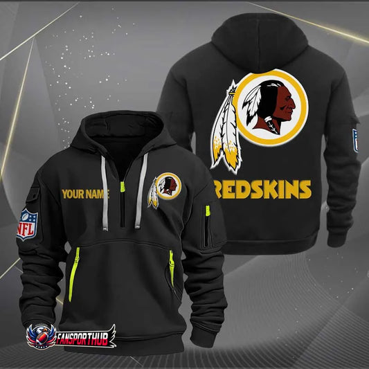Washington Commanders New Personalized Quarter Zip Hoodie Limited Edition AZBTQZH000231