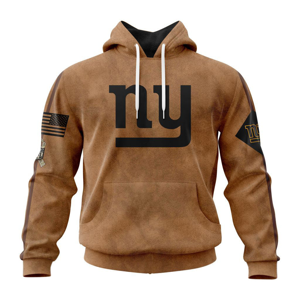 New York Giants Personalized Salute To Service Club Hoodie AZBTHD000018