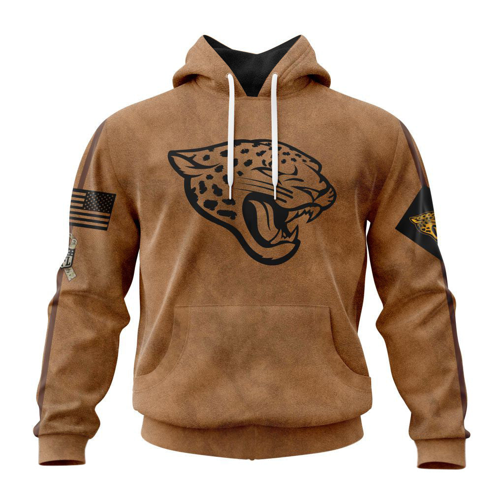 Jacksonville Jaguars Personalized Salute To Service Club Hoodie AZBTHD000004