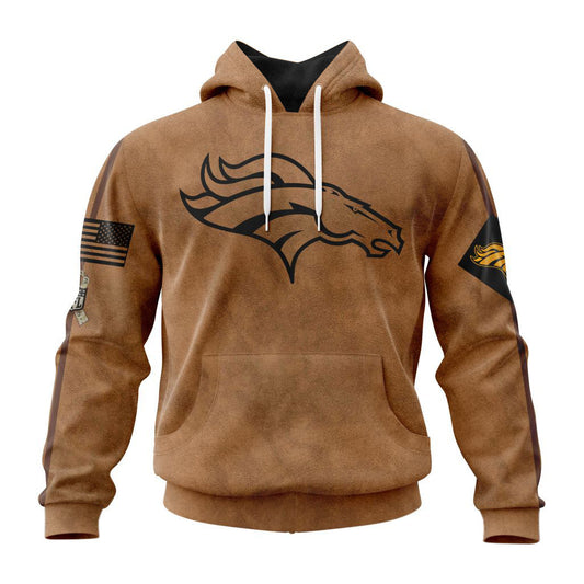Denver Broncos Personalized Salute To Service Club Hoodie AZBTHD000013