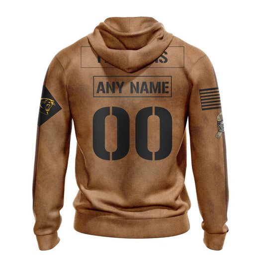 Carolina Panthers Personalized Salute To Service Club Hoodie AZBTHD000029