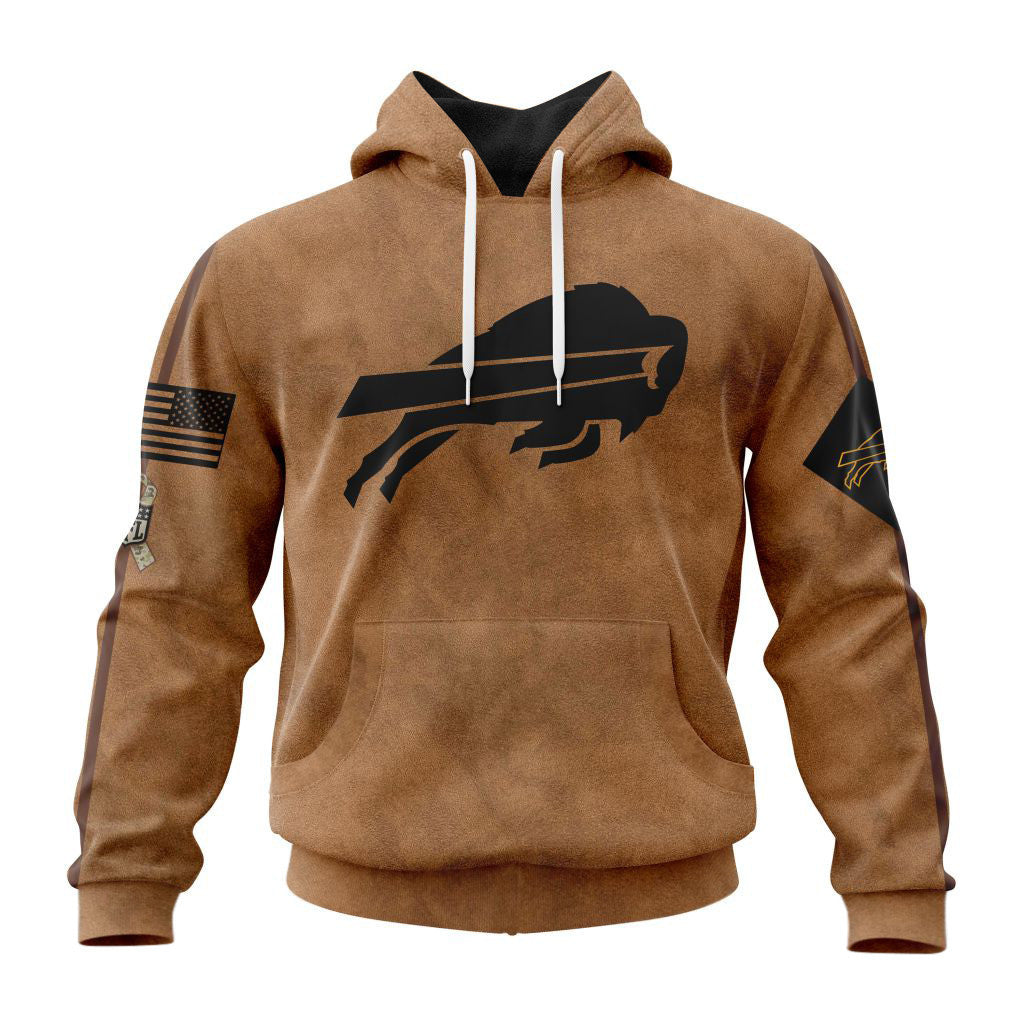 Buffalo Bills Personalized Salute To Service Club Hoodie AZBTHD000022