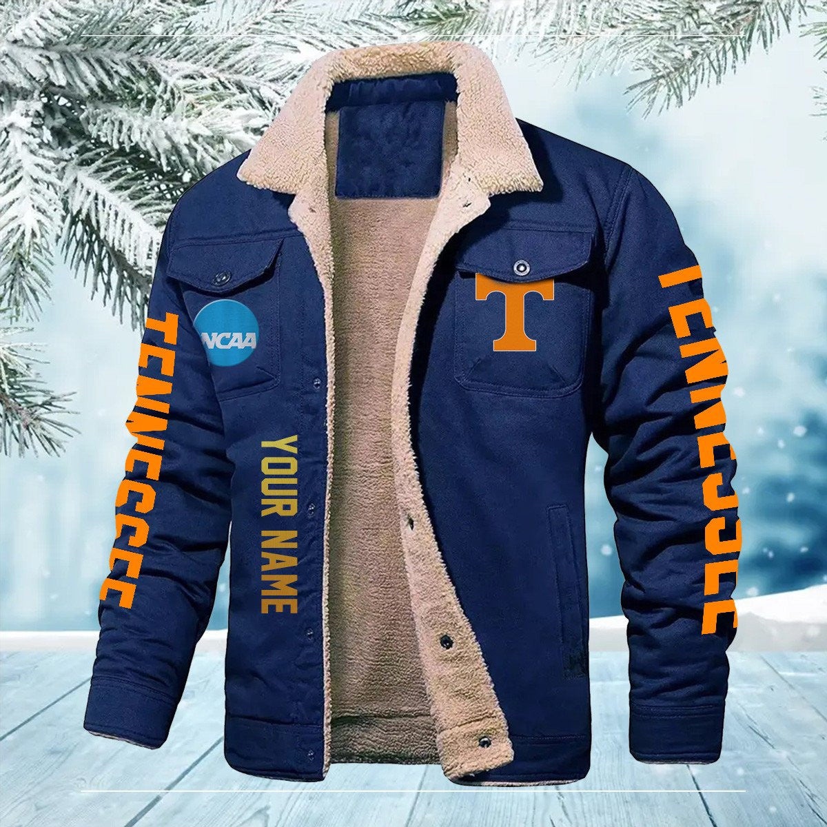 Tennessee Volunteers New Personalized Winter Fleece Bomber Jacket AZBTWFBJ000002