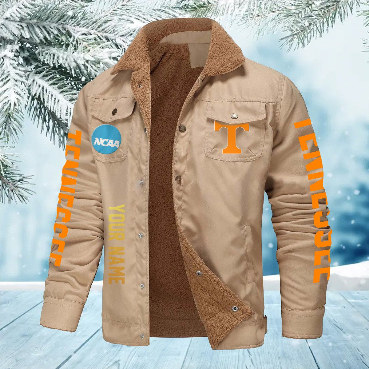 Tennessee Volunteers New Personalized Winter Fleece Bomber Jacket AZBTWFBJ000002