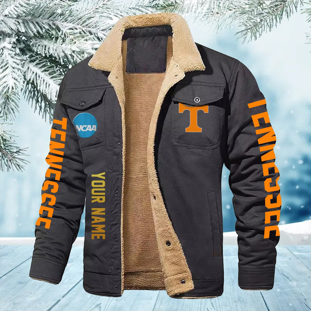 Tennessee Volunteers New Personalized Winter Fleece Bomber Jacket AZBTWFBJ000002