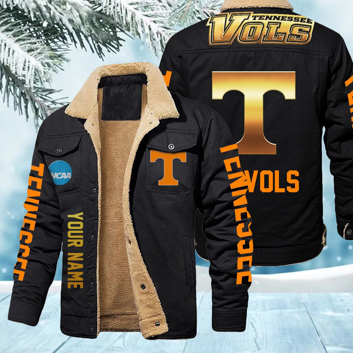 Tennessee Volunteers New Personalized Winter Fleece Bomber Jacket AZBTWFBJ000002