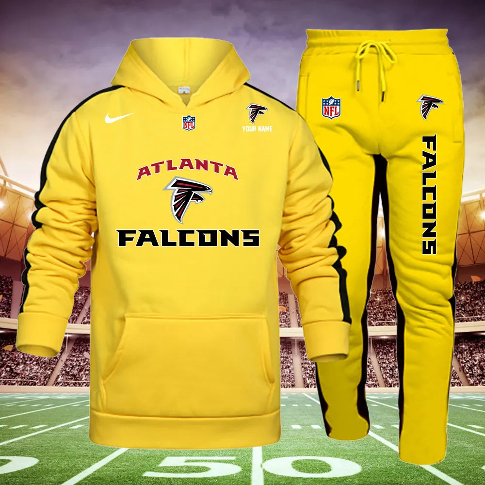 Atlanta Falcons New Personalized Hoodie and Sweatpants Set AZBTHDS000027