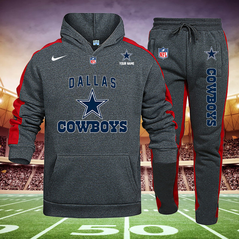 Dallas Cowboys New Personalized Hoodie and Sweatpants Set AZBTHDS000001