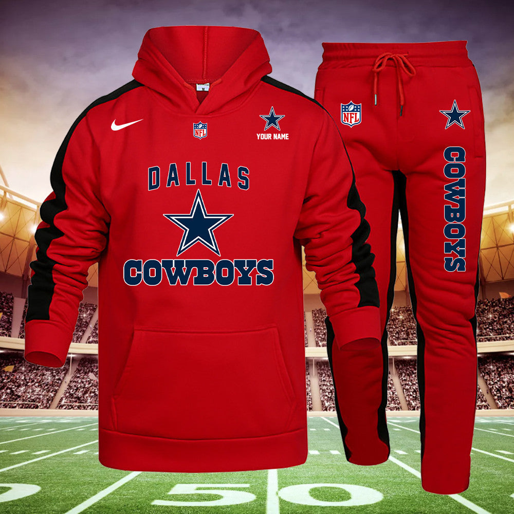 Dallas Cowboys New Personalized Hoodie and Sweatpants Set AZBTHDS000022
