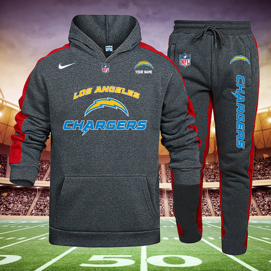 Los Angeles Chargers New Personalized Hoodie and Sweatpants Set AZBTHDS000011
