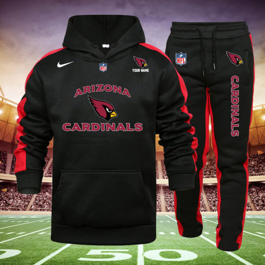 Arizona Cardinals New Personalized Hoodie and Sweatpants Set AZBTHDS000031