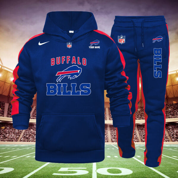 Buffalo Bills New Personalized Hoodie and Sweatpants Set AZBTHDS000013