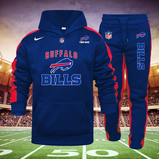 Buffalo Bills New Personalized Hoodie and Sweatpants Set AZBTHDS000013