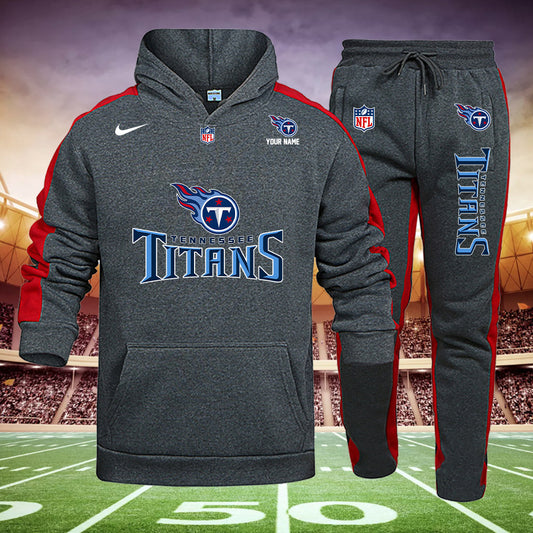 Tennessee Titans New Personalized Hoodie and Sweatpants Set AZBTHDS000005