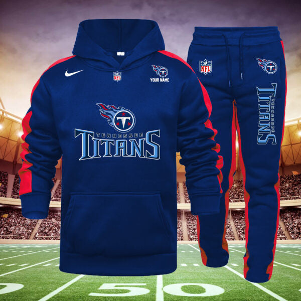 Tennessee Titans New Personalized Hoodie and Sweatpants Set AZBTHDS000005