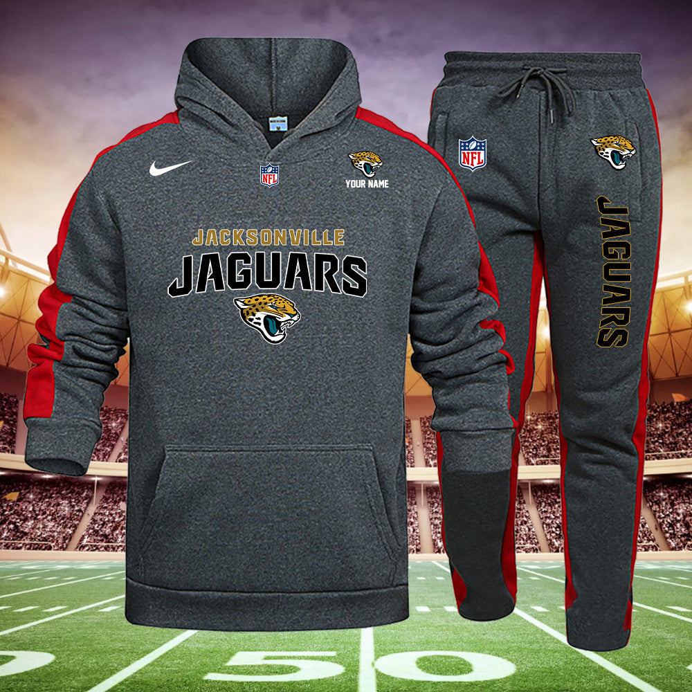 Jacksonville Jaguars New Personalized Hoodie and Sweatpants Set AZBTHDS000018