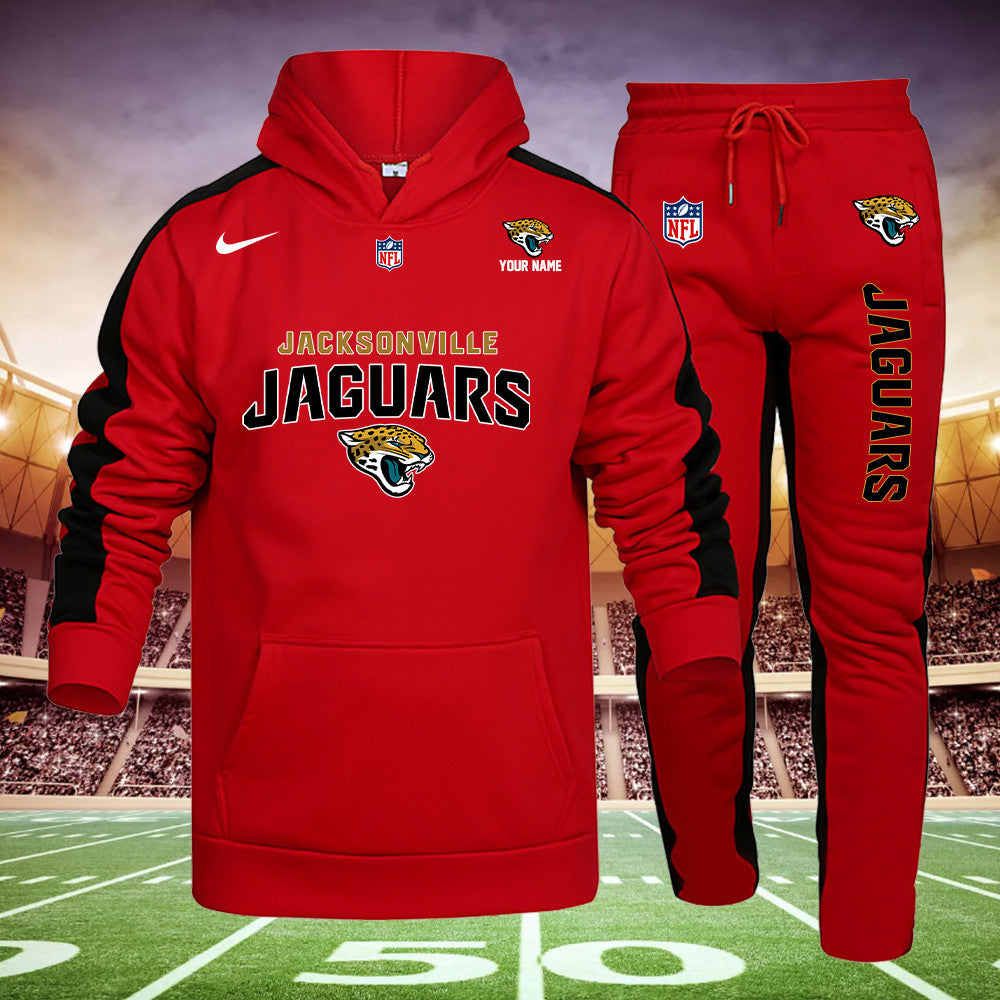 Jacksonville Jaguars New Personalized Hoodie and Sweatpants Set AZBTHDS000018