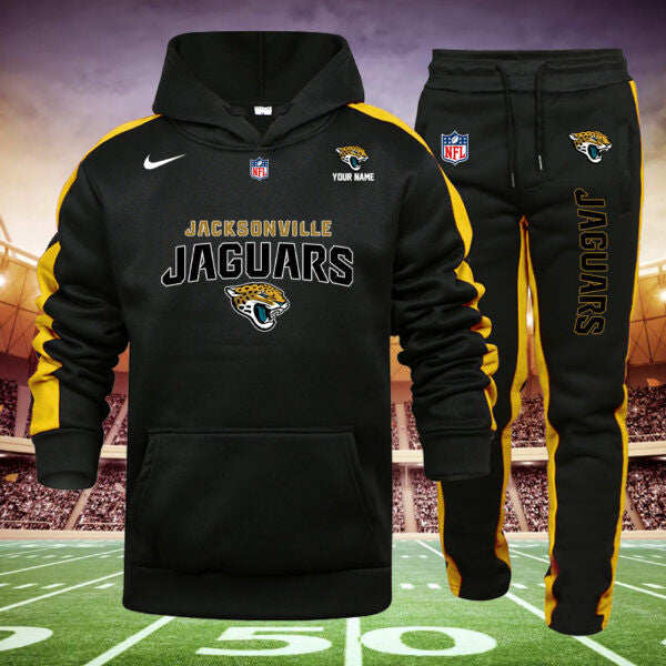 Jacksonville Jaguars New Personalized Hoodie and Sweatpants Set AZBTHDS000018