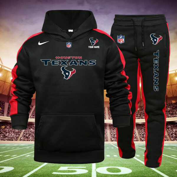 Houston Texans New Personalized Hoodie and Sweatpants Set AZBTHDS000009