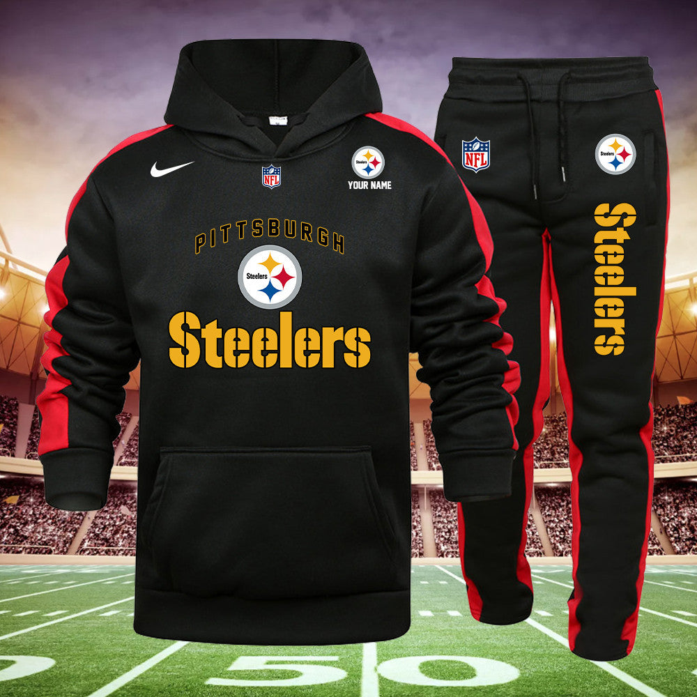 Pittsburgh Steelers New Personalized Hoodie and Sweatpants Set AZBTHDS000006
