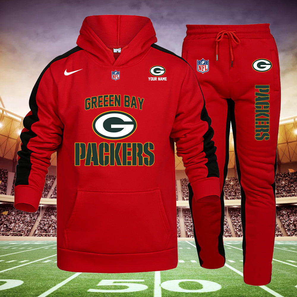 Green Bay Packers New Personalized Hoodie and Sweatpants Set AZBTHDS000017