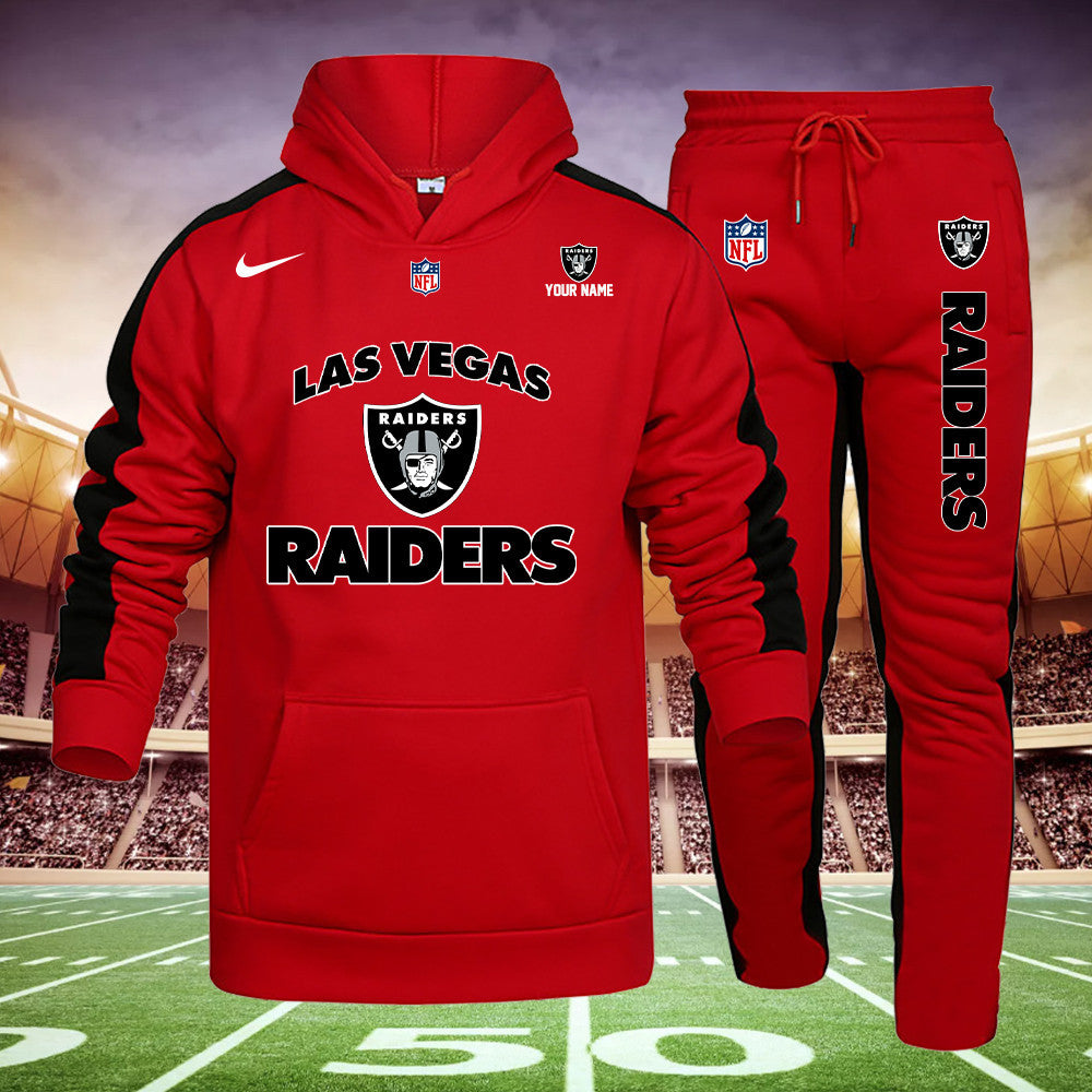 Las Vegas Raiders New Personalized Hoodie and Sweatpants Set AZBTHDS000032