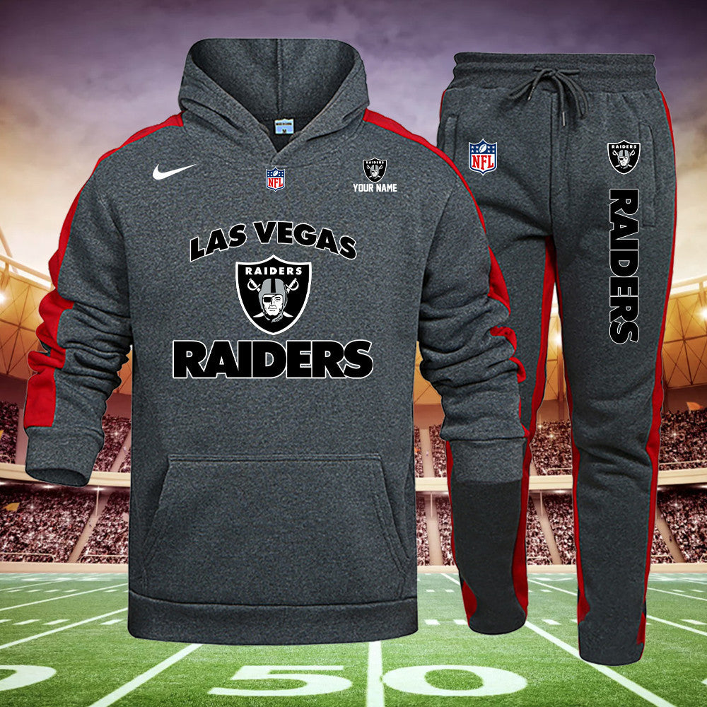 Las Vegas Raiders New Personalized Hoodie and Sweatpants Set AZBTHDS000032