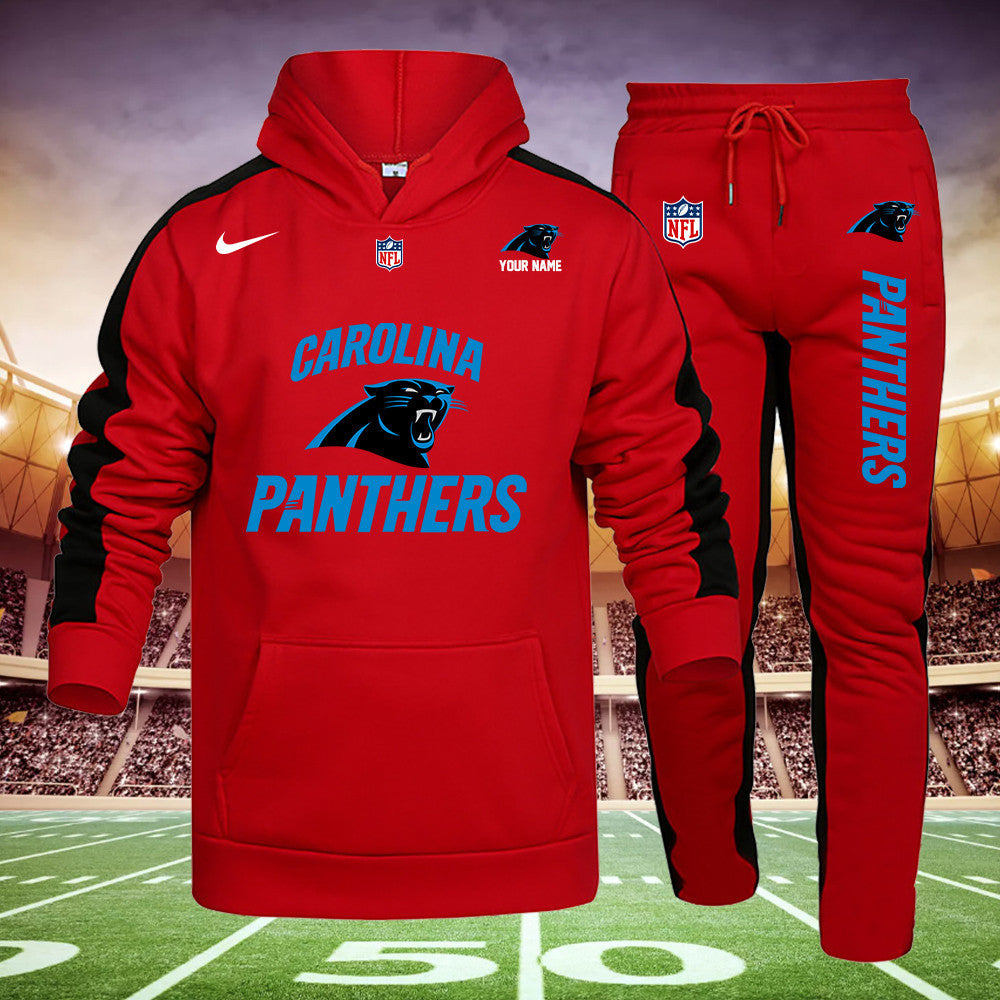 Carolina Panthers New Personalized Hoodie and Sweatpants Set AZBTHDS000019