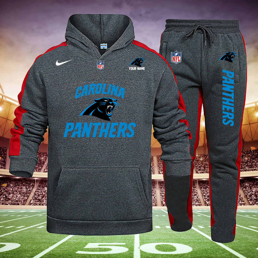 Carolina Panthers New Personalized Hoodie and Sweatpants Set AZBTHDS000019