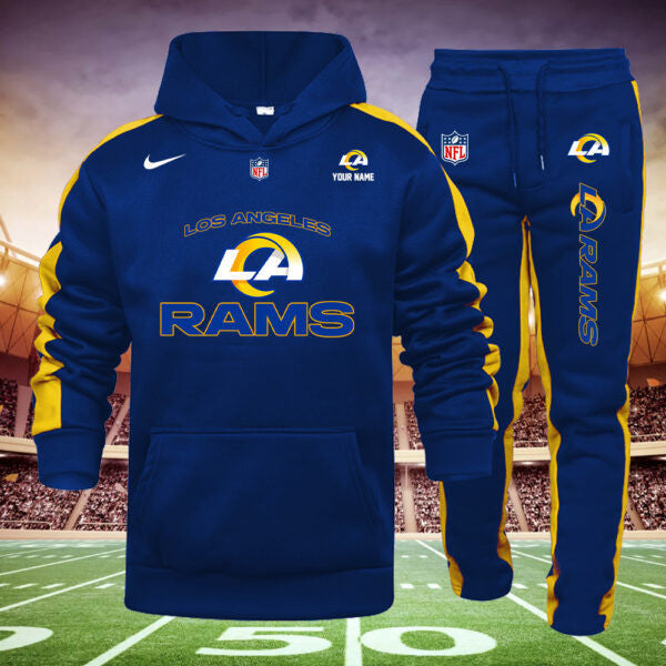 Los Angeles Rams New Personalized Hoodie and Sweatpants Set AZBTHDS000007