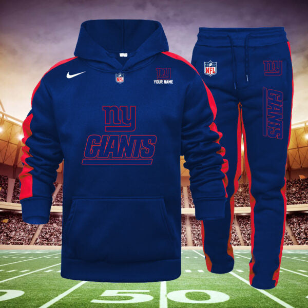 New York Giants Rams New Personalized Hoodie and Sweatpants Set AZBTHDS000026