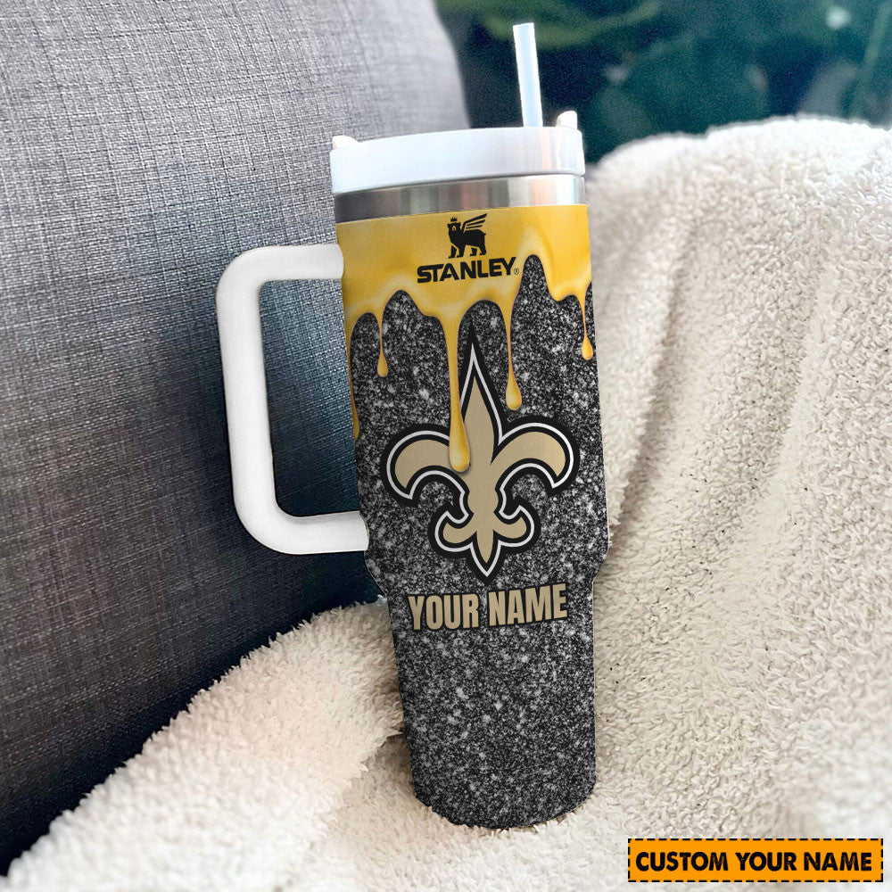 New Orleans Saints New Personalized 40oz Tumbler Limited Edition AZBT40OZ000034