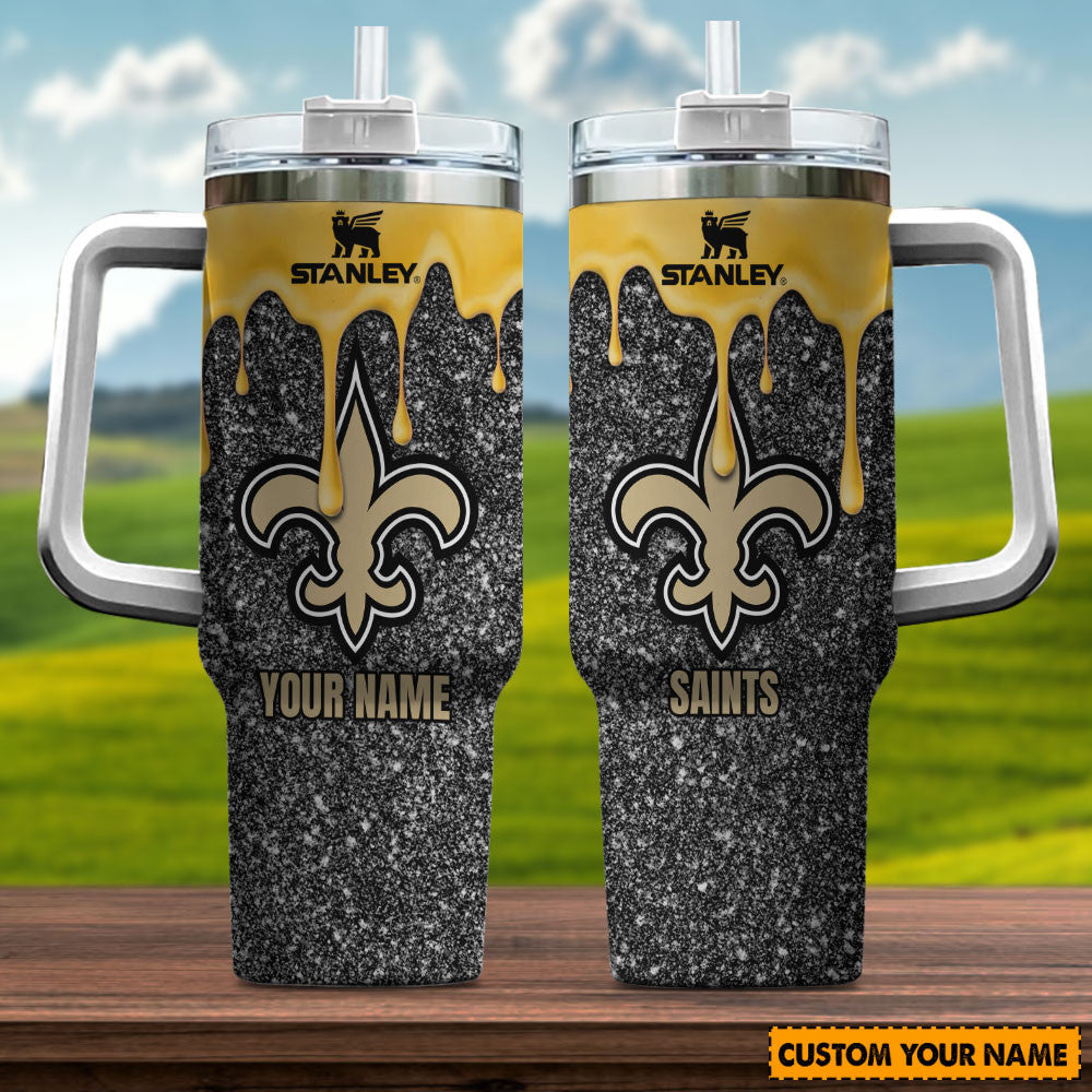 New Orleans Saints New Personalized 40oz Tumbler Limited Edition AZBT40OZ000034